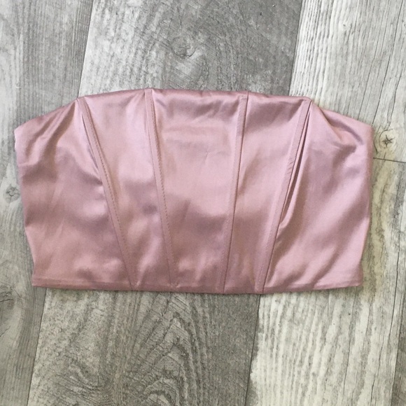 Satin Bustier Top - Picture 4 of 9